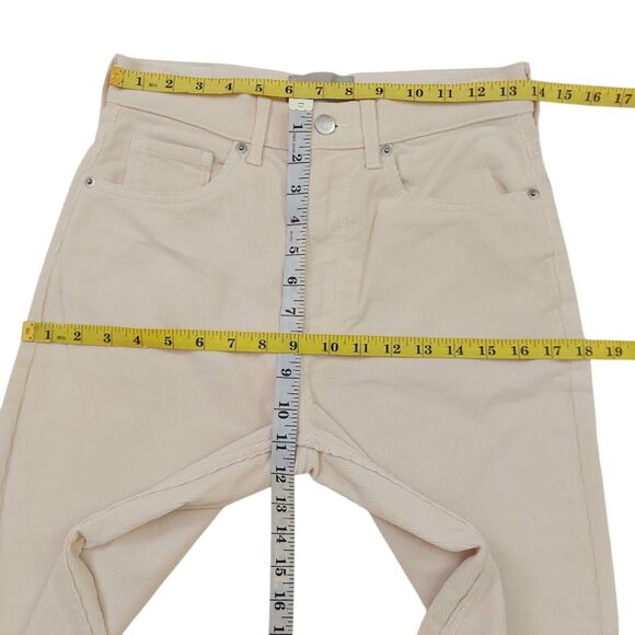 Everlane Corduroy Pants 27 Beige Baby Cord Cheeky Straight Leg Stretch Comfort - Picture 11 of 12